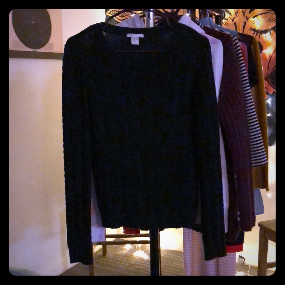 H&M basics cable sweater